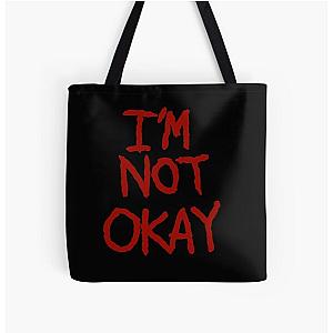 I'm Not Okay - MCR design. All Over Print Tote Bag RB1810