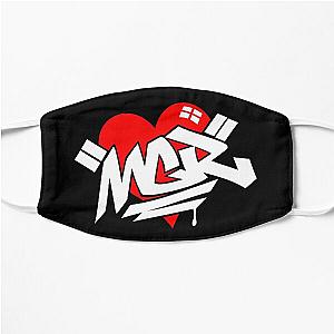 Love Mcr red and white Flat Mask RB1810