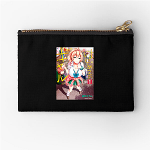 My First Girlfriend Is A Gal Merch My First Girlfriend Is A Gal Zipper Pouches