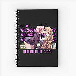 The 100 Girlfriends Spiral Notebook featuring Hanazono Hakari, Anime Art and Characters