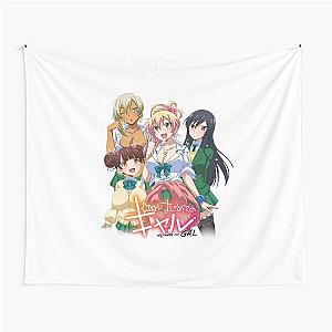 My First Girlfriend Is a Gal Logo Tapestry