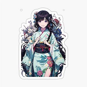 Cute Miyo Saimori My Happy Marriage Anime Fanart Sticker