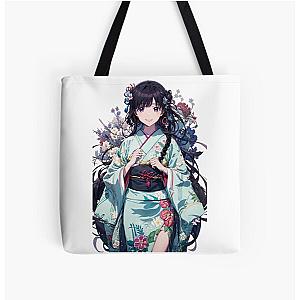 Cute My Happy Marriage Anime Fanart All Over Print Tote Bag