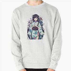 Cute Miyo Saimori My Happy Marriage Anime Fanart Pullover Sweatshirt
