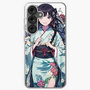 Cute Miyo Saimori My Happy Marriage Anime Fanart Samsung Galaxy Soft Case
