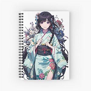 Cute Miyo Saimori My Happy Marriage Anime Fanart Spiral Notebook