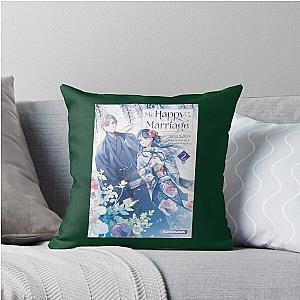A Beautiful Happy Marriage Throw Pillow