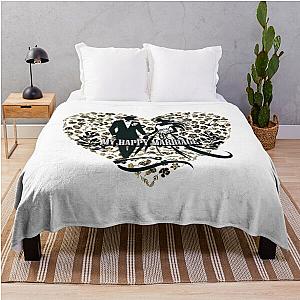 My Happy Marriage Romantic Love Quote for Couples in Love Throw Blanket