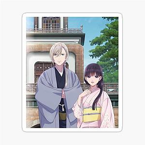 Couple happy marriage sticker