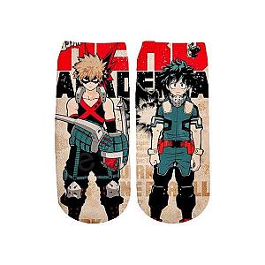 MHA Socks My Hero Academia Deku &amp; Kacchan Official Licensed Merch