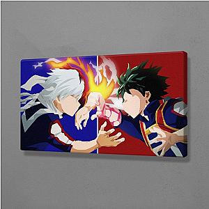 MHA Tableau My Hero Academia Shoto against Izuku Official Licensed Merch