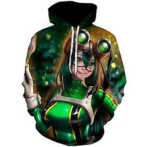 My Hero Academia Tsuyu Fan Art Hoodie MHA0301