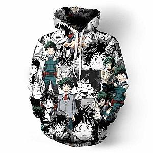 My Hero Academia Hoodie Izuku Drawing MHA0301