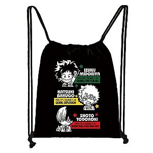 MHA Gym Bag My Hero Academia Izuku Katsuki Shoto Official Licensed Merch