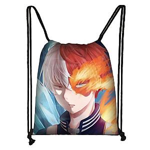 MHA Gym Bag My Hero Academia Shoto Fire Ice Official Licensed Merch