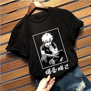 My Hero Academia T-shirts - My Hero Academia Katsuki Bakugo Printed Classic T-shirt Multiple Colors