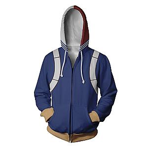 My Hero Academia Jackets - BNHA Zipped Hoodie 3D Printed Anime Jacket