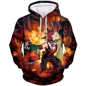 MHA My Hero Academia Sweatshirt Katsuki Explosive Official Licensed Merch