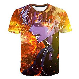 MHA My Hero Academia T-Shirt Shoto Flaming Official Licensed Merch