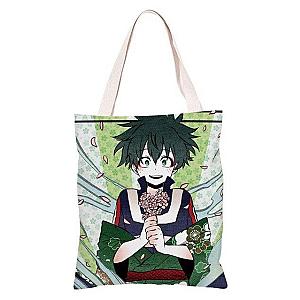 MHA My Hero Academia Tote Bag Deku Flowers Official Licensed Merch