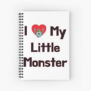 I Love My Little Monster Spiral Notebook