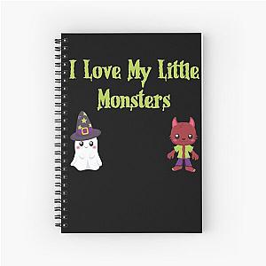 I Love My Little Monsters (2) Halloween Spiral Notebook