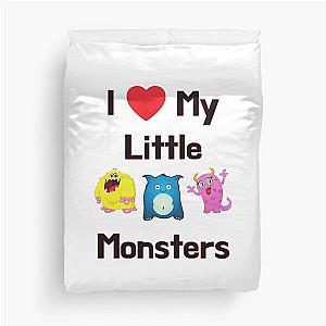 I Love My Little Monsters Duvet Cover