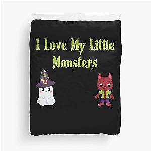 I Love My Little Monsters (2) Halloween Duvet Cover