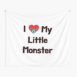 I Love My Little Monster Tapestry