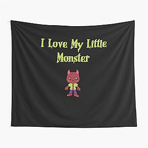 I Love My Little Monster Halloween Tapestry