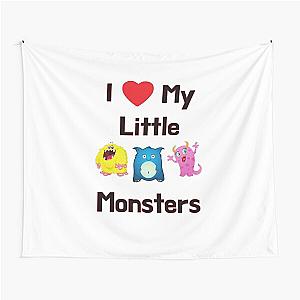 I Love My Little Monsters Tapestry