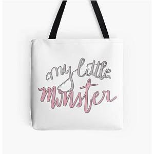 My Little Monster Pink Print Tote Bag