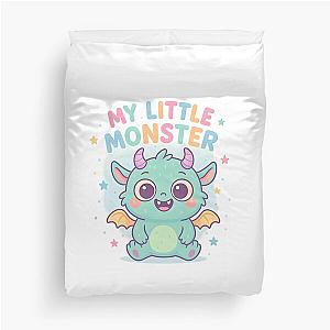 My Little Monster Cute Pastel Fantasy Creature for Kids Duvet Cover