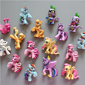 My Little Pony Cute Cartoon Characters Figures Toys