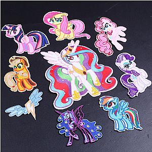 My Little Pony Horse Unicorn Cartoon Characters Embroidery Patches for Clothing