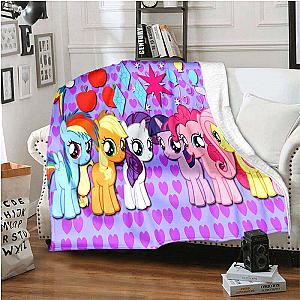 My Little Pony Cartoon Characters 3D Printed Blanket