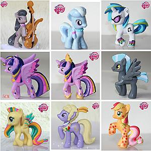 My Little Pony Cartoon Characters Action Figures Model Pony Toys