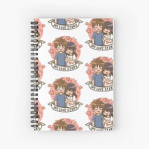 my love story anime Spiral Notebook