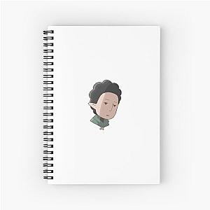 Akito Yamada Game Character Head Spiral Notebook