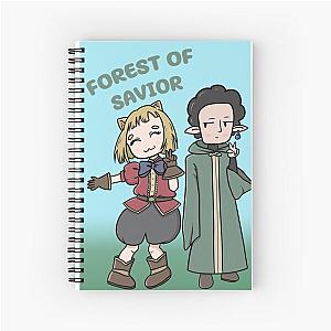 Yamada and Akane in Forest of Savior  Spiral Notebook