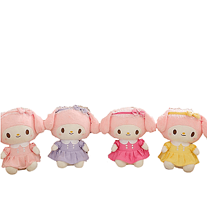 35-60cm Pink My Melody Bunny Wearing Dress Plush