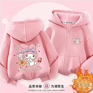 Sanrio My Melody Wintertime Thicken Fashion Sport Hoodies