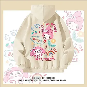 Sanrio My Melody Best Friends Printing Hooded Sweatshirt