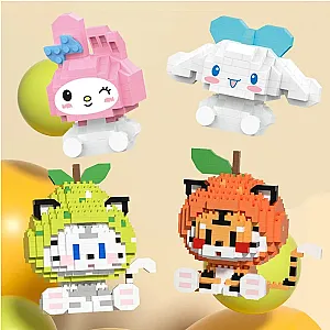 My Melody Cartoon Bunny Figure Building Blocks Children's Bricks Toys