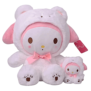 12-20cm White My Melody Cartoon bunny Cosplay Polar Bear Plush