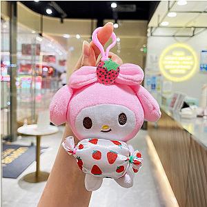 My Melody Rabbit Doll Strawberry Candy Keychain