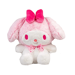 30cm White My Melody Pink Tie Bow Cartoon Bunny Plush