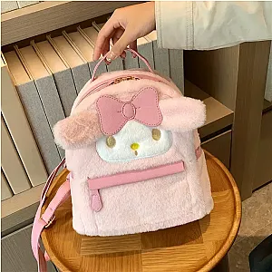 Sanrio My Melody Bag Plush Toy Cute Girl Backpack