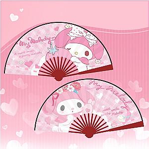 My Melody Cartoon Bunny Silk Cloth Folding Fan