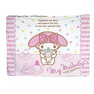 My Melody Cute Cartoon Bunny Decorated Background
